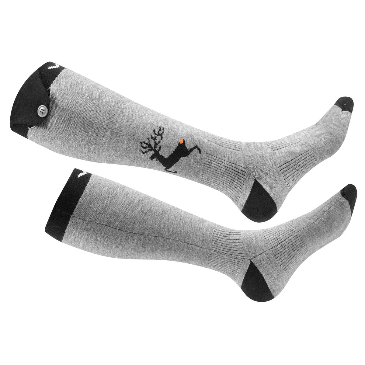 Heated Socks, 6000mAh Battery Powered, Rechargeable Heating Socks with 4 Heating Levels, Electric Heated Sock with APP Control for Men Women, Foot Warmer for Hunting Riding Camping Hiking
