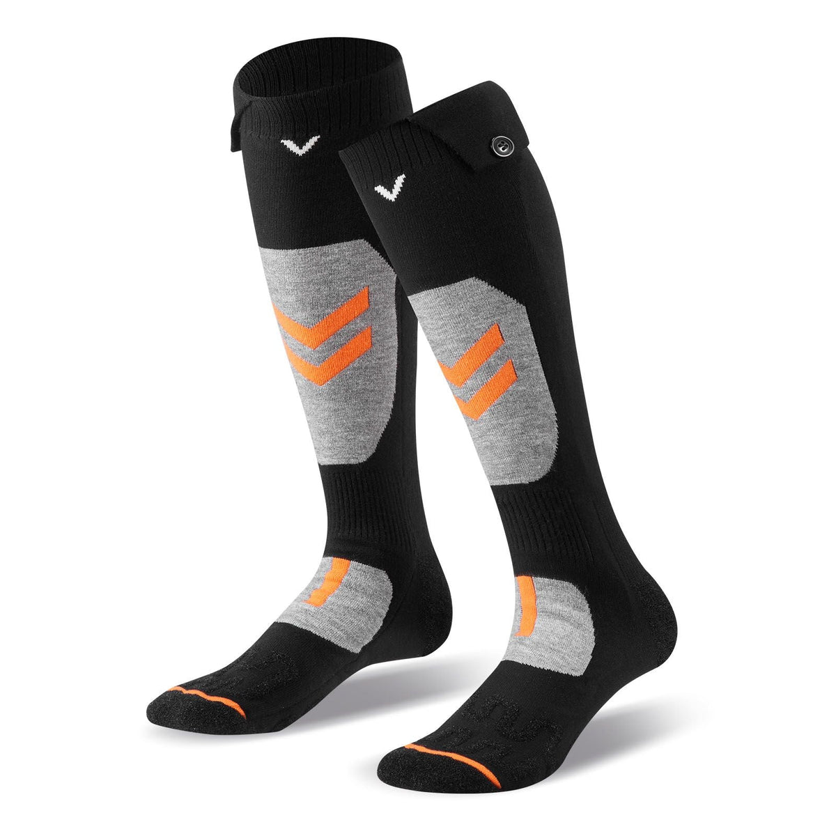 Heated Socks, Medium Size, 5000mAh Battery Rechargeable Heating Socks with 4 Heating Levels, Electric Heated Sock with APP Control for Men Women, Foot Warmer for Hunting Riding Camping Hiking