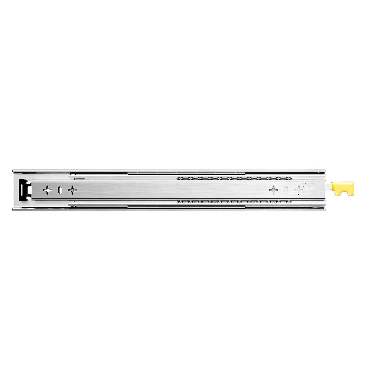 Heavy Duty Drawer Slides 16inch, 1 Pair Locking Drawer Slides 250lbs Load Capacity, Side Mount Ball Bearing, 3-Fold Full Extension