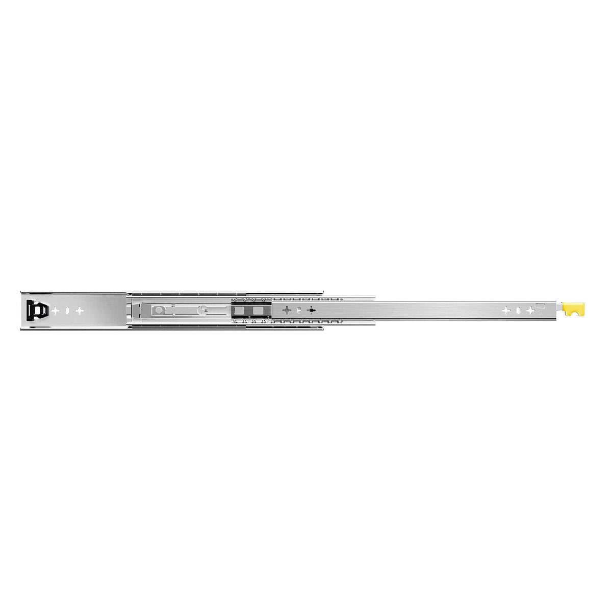 Heavy Duty Drawer Slides 30inch, 1 Pair Locking Drawer Slides 250lbs Load Capacity, Side Mount Ball Bearing, 3-Fold Full Extension