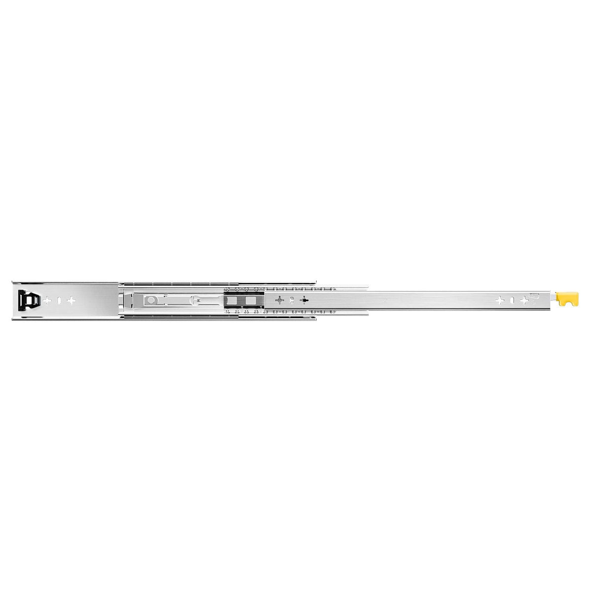 Heavy Duty Drawer Slides 60inch, 1 Pair Locking Drawer Slides 250lbs Load Capacity, Side Mount Ball Bearing, 3-Fold Full Extension