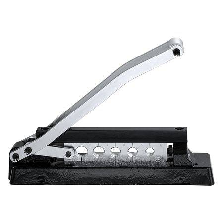 Heavy Duty Hose Ferrule Crimping Tool, Standard Bench Hose Crimper with 5 Die Holes & 0.44"-0.63" Crimping Range for PVC Rubber Hoses, Air Hoses Crimping Repair Kit (Ferrules Not Included)
