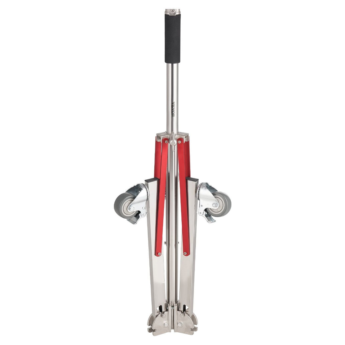 Heavy Duty Light Stand with Casters, Max Height 10.5 ft/320 cm, Adjustable Tripod Stand with Stainless Steel, Photography Wheeled Base Stand, for Studio Softbox, Monolight, Reflector Shooting
