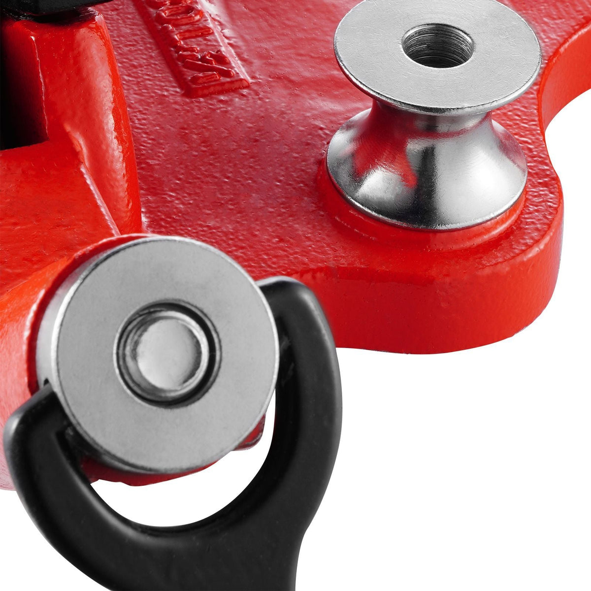 Heavy-Duty Pipe Chain Vise, 1/2" - 8" Pipe Capacity, 34.6" Rugged Chain & Cast Iron Base, Industrial-Grade Pipe Clamping for Plumbing, Automotive Repairs, Metalworking