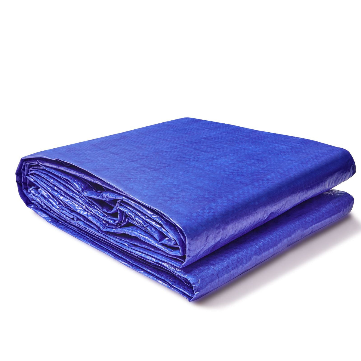 Heavy Duty Tarp Waterproof 12x16 ft, Plastic Poly Tarp Cover 5 Mil, Multi Purpose Outdoor Tarpaulin with High Durability Reinforced Grommets and Edges for Truck, RV, Boat, Camping (Blue)