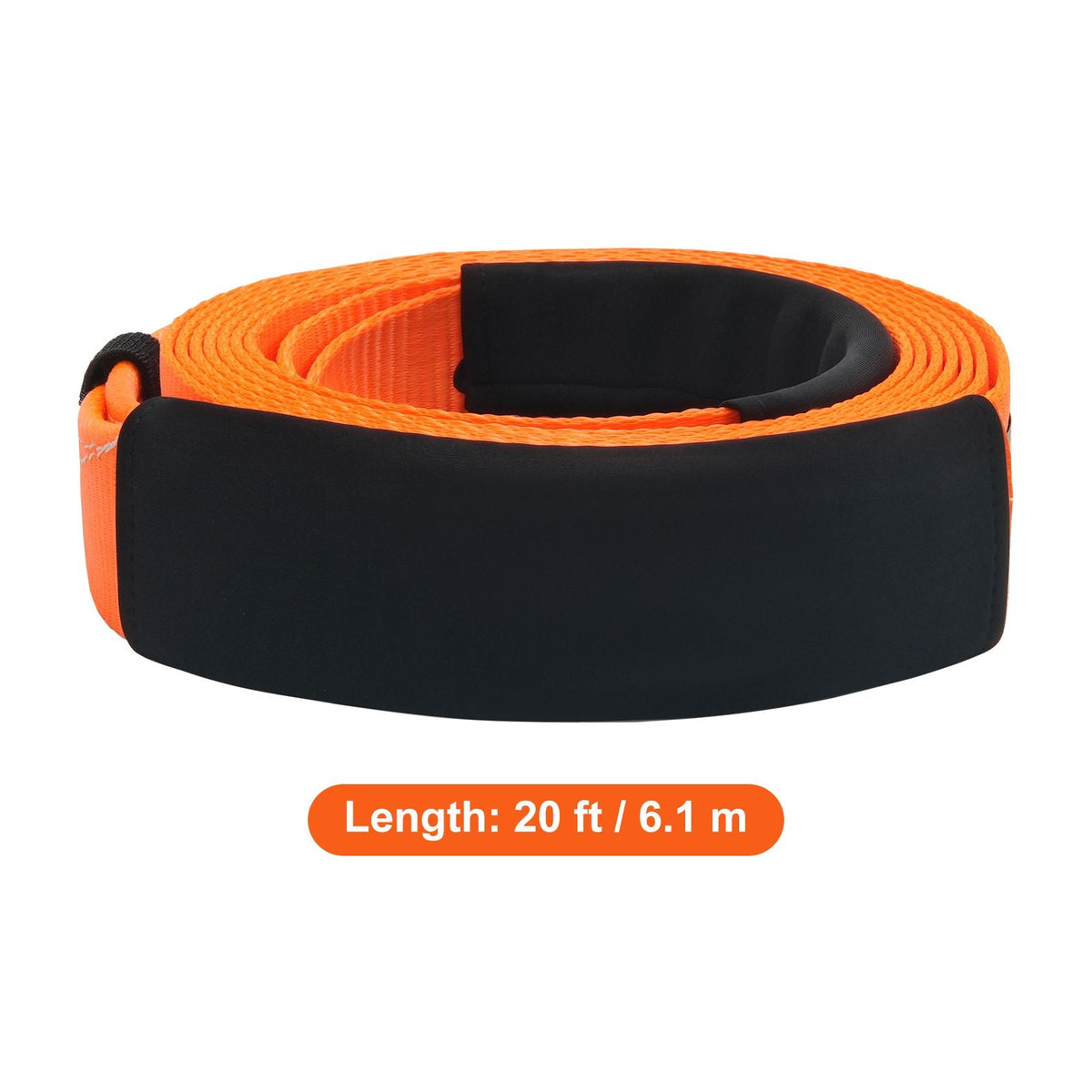 Heavy Duty Tow Strap Recovery Kit 3" x 20 ft (MBS-36,000 lbs) Tree Saver Winch Strap, Triple Reinforced Loop & Protective Sleeves & Storage Bag , 3/4" D-Ring Shackles, for Truck Jeep SUV ATV