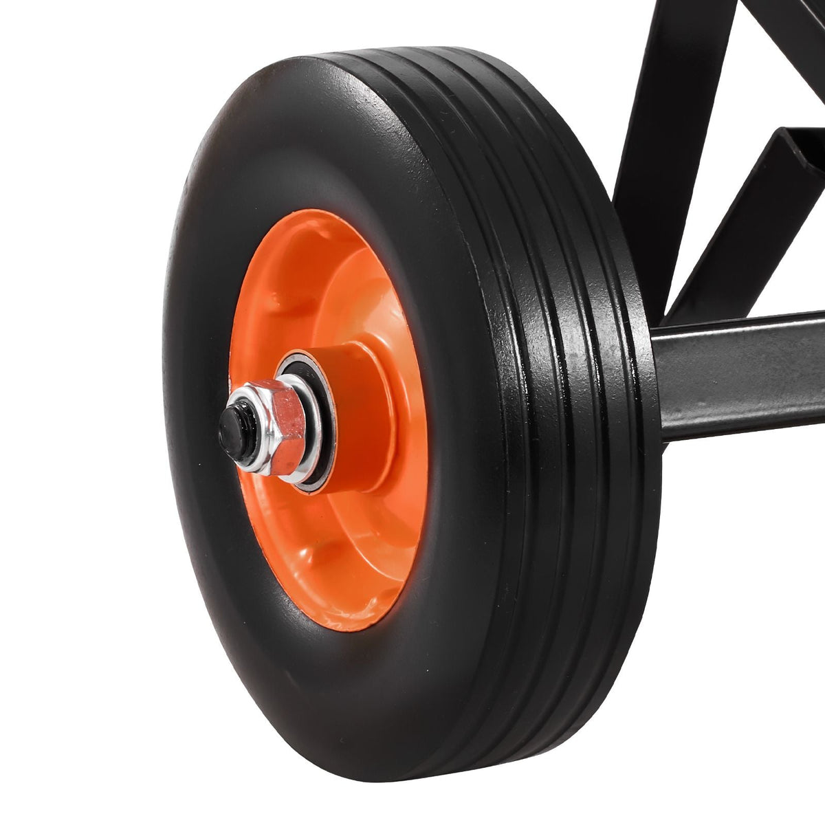 Heavy-Duty Trailer Dolly, 600lbs Tongue Weight Capacity, Carbon Steel Trailer Mover with 1-7/8 in Hitch Ball and 10 in Solid Tires, Portable Tow Dolly for Moving Car RV Boat Trailer