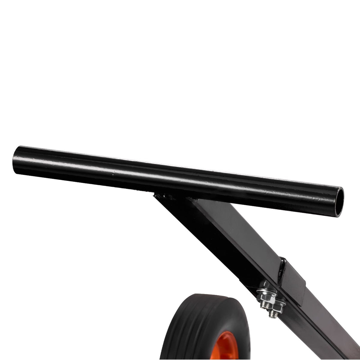 Heavy-Duty Trailer Dolly, 600lbs Tongue Weight Capacity, Carbon Steel Trailer Mover with 1-7/8 in Hitch Ball and 10 in Solid Tires, Portable Tow Dolly for Moving Car RV Boat Trailer