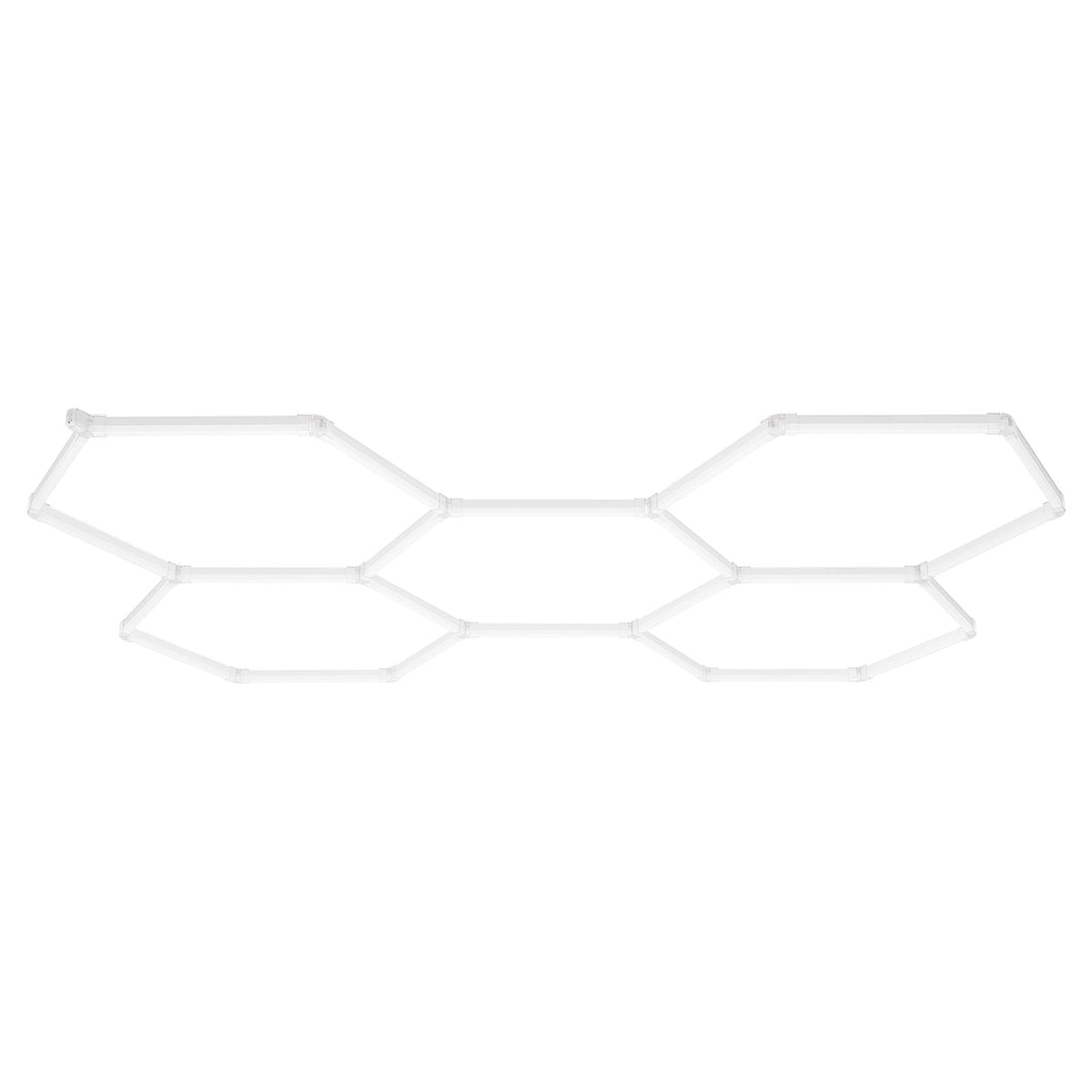 Hexagon Garage Lights, 26400LM, 6500K 5 Grid Systems Honeycomb Hexagonal Garage LED Lights, DIY Cool White Car Detailing Garage Ceiling Lighting Bright Shop Light for Gym Basement Workshop