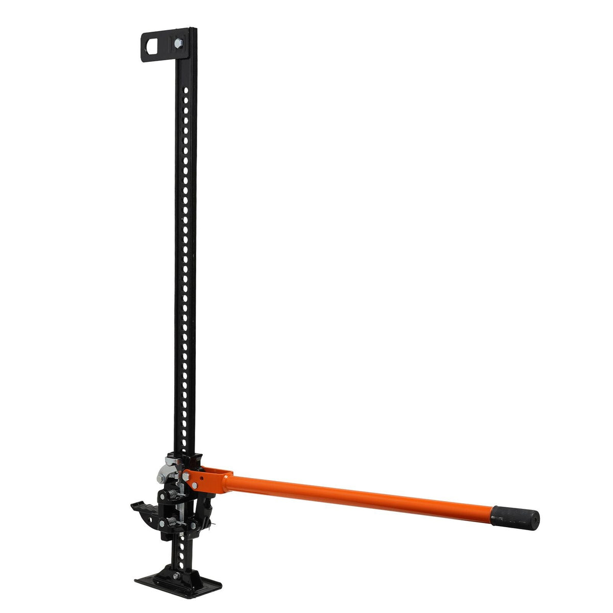 High Lift Farm Jack, 48" Utility Farm Jack, 7000 lbs Capacity Ratcheting Off Road Utility Jack, Heavy-Duty Farm Jack for Tractor, Truck, SUV, Bumper Lift, Orange
