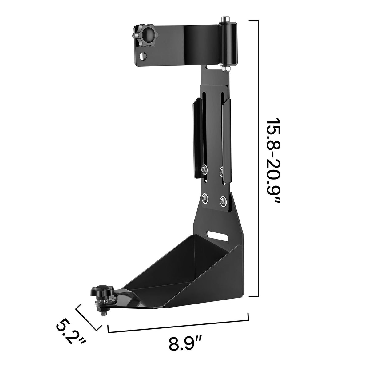 High Lift Jack Mount Bracket, Farm Jack Holder Mounting Bracket Kit, Mount Carrier for Off Road Heavy-Duty Jacks, Compatible With YJ (1986-1996), TJ (1997-2006), JK (2006-2018), JL (2018-2024)