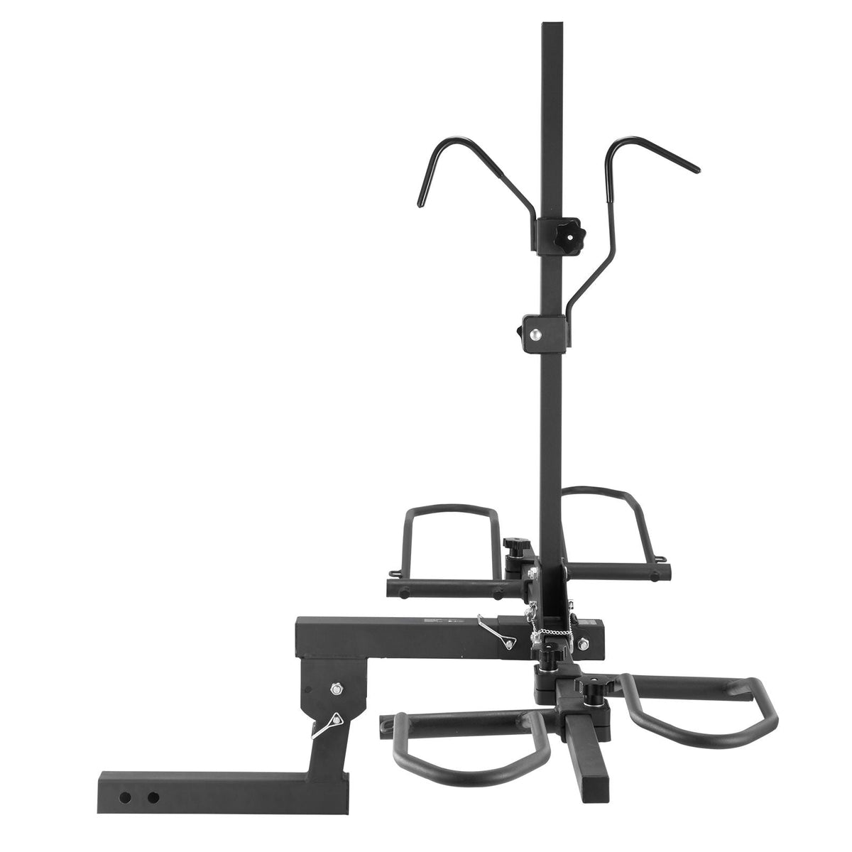 Hitch Mount Bike Rack, 2-Bike Platform Style, 160 LBS Max Capacity Bike Rack Hitch for 2-inch Receiver, Titling and Folding Bike Carrier with Tires up to 5" Wide, for Car, SUV, Truck, RV