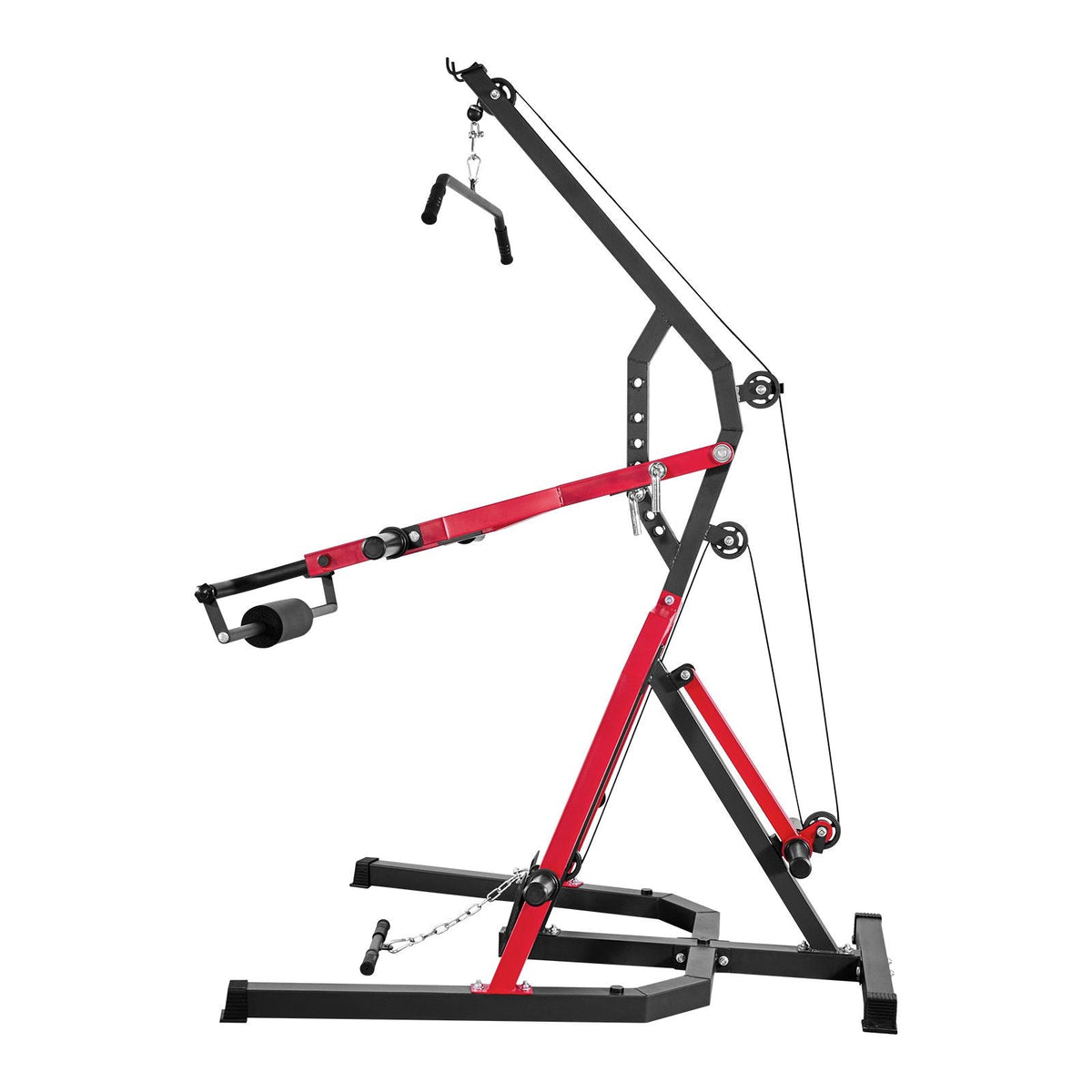 Home Gym Equipment, Leverage Gym with 2:1 Ratio LAT Low Row System, Strength Training Machine for Squats Deadlifts Bench Press Bicep Curls, Home Gym Machine, Adjustable Full Body Workout Station