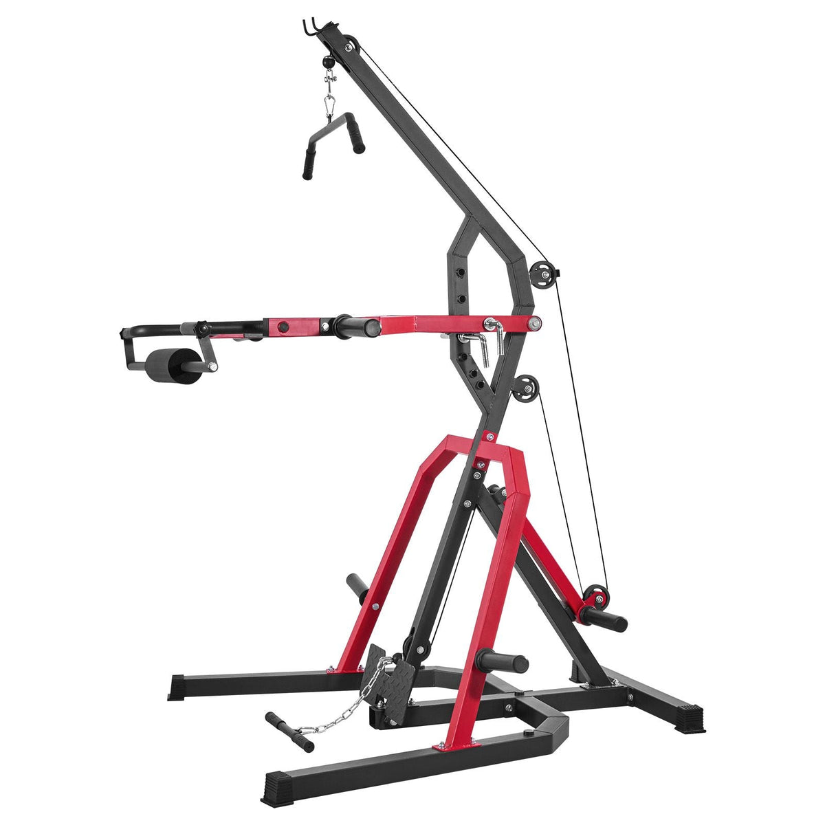 Home Gym Equipment, Leverage Gym with 2:1 Ratio LAT Low Row System, Strength Training Machine for Squats Deadlifts Bench Press Bicep Curls, Home Gym Machine, Adjustable Full Body Workout Station