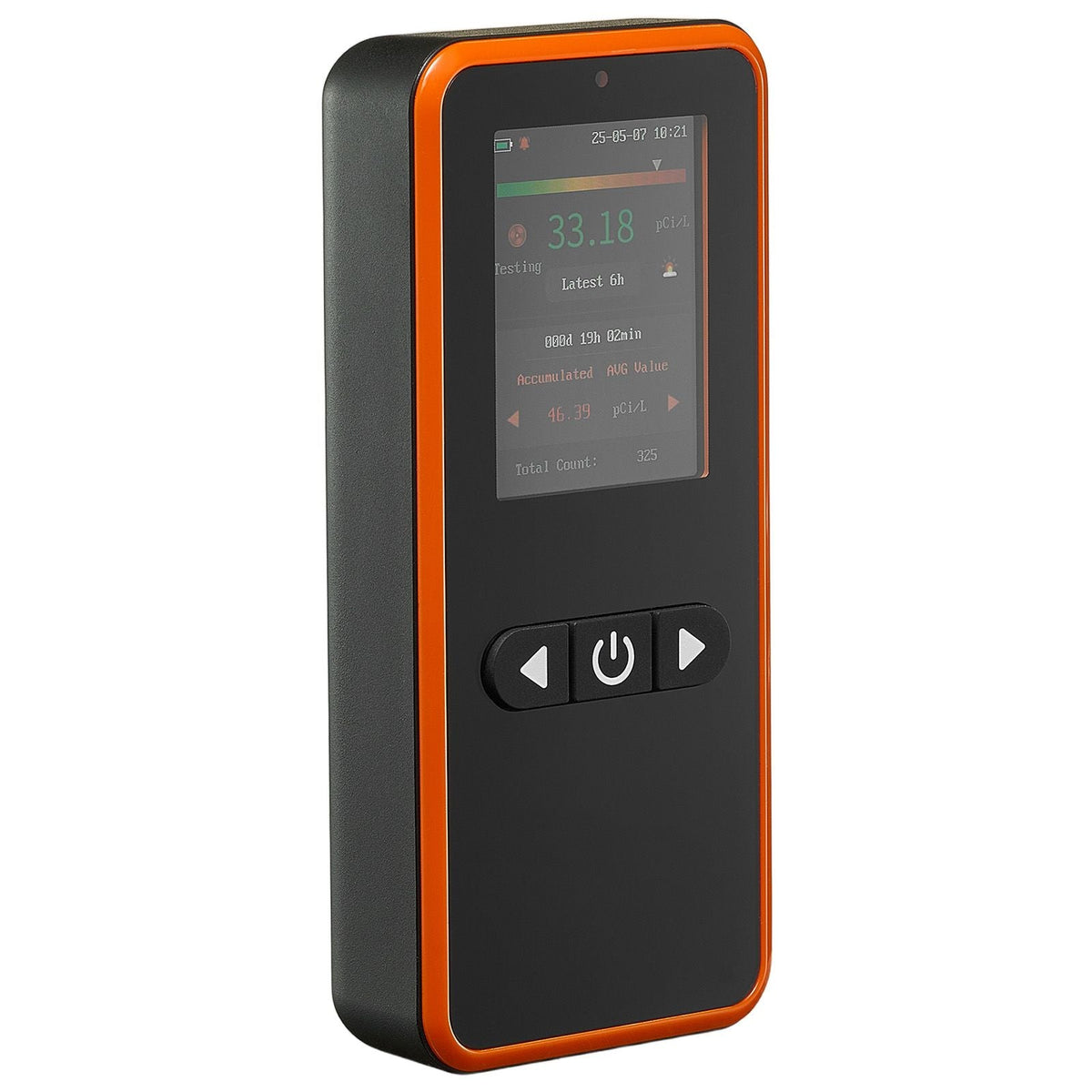 Home Radon Detector 3.3Bq to 37kBq/m³ Portable Easy to Use Battery Operated