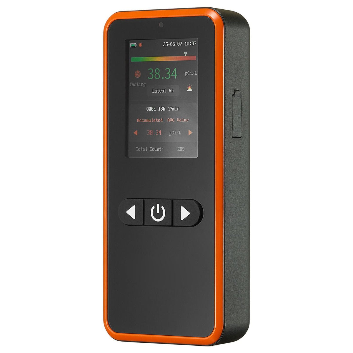 Home Radon Detector 3.3Bq to 37kBq/m³ Portable Easy to Use Battery Operated