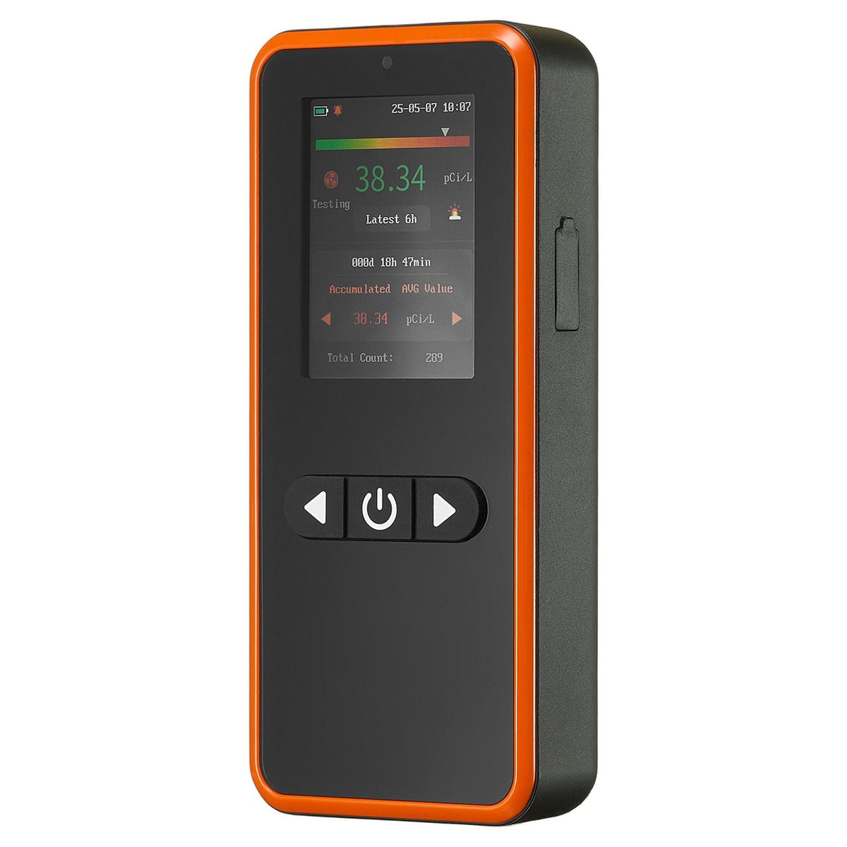 Home Radon Detector 3.3Bq to 37kBq/m³ Portable Easy to Use Battery Operated