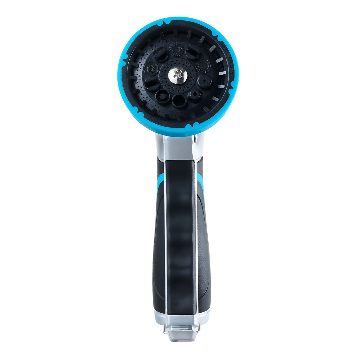 Hose Nozzle, 10 Adjustable Spray Patterns, Metal Water Hose Nozzle with Comfortable Ergonomic Grip, Garden Hose Nozzle Sprayer with Flow Control for Watering Plants & Lawns, Washing Cars & Pets