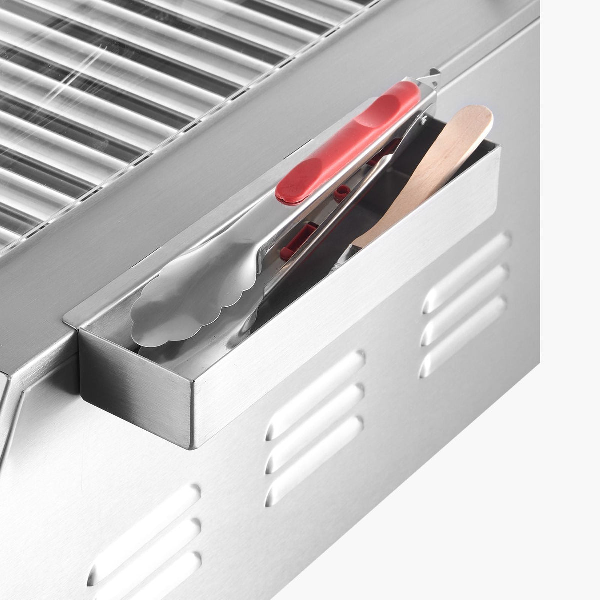 Hot Dog Roller, 30 Hot Dog 11 Rollers, Stainless Steel Sausage Grill Cooker, 1950W Hot Dog Machine with Bun Warmer, Cover, 3 Temp Control, Side Storage Box, Oil Drip Tray, for Home & Commercial