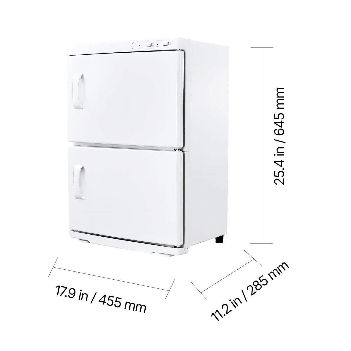 Hot Towel Warmer, 10 gal Large Capacity 2-Tier Towel Warmer Cabinet with Clip & 4 Stainless Steel Racks, Holds up 48 Towels, All-Round Heating Cabinet for Spa, Barber, Manicures, Massage, Salon