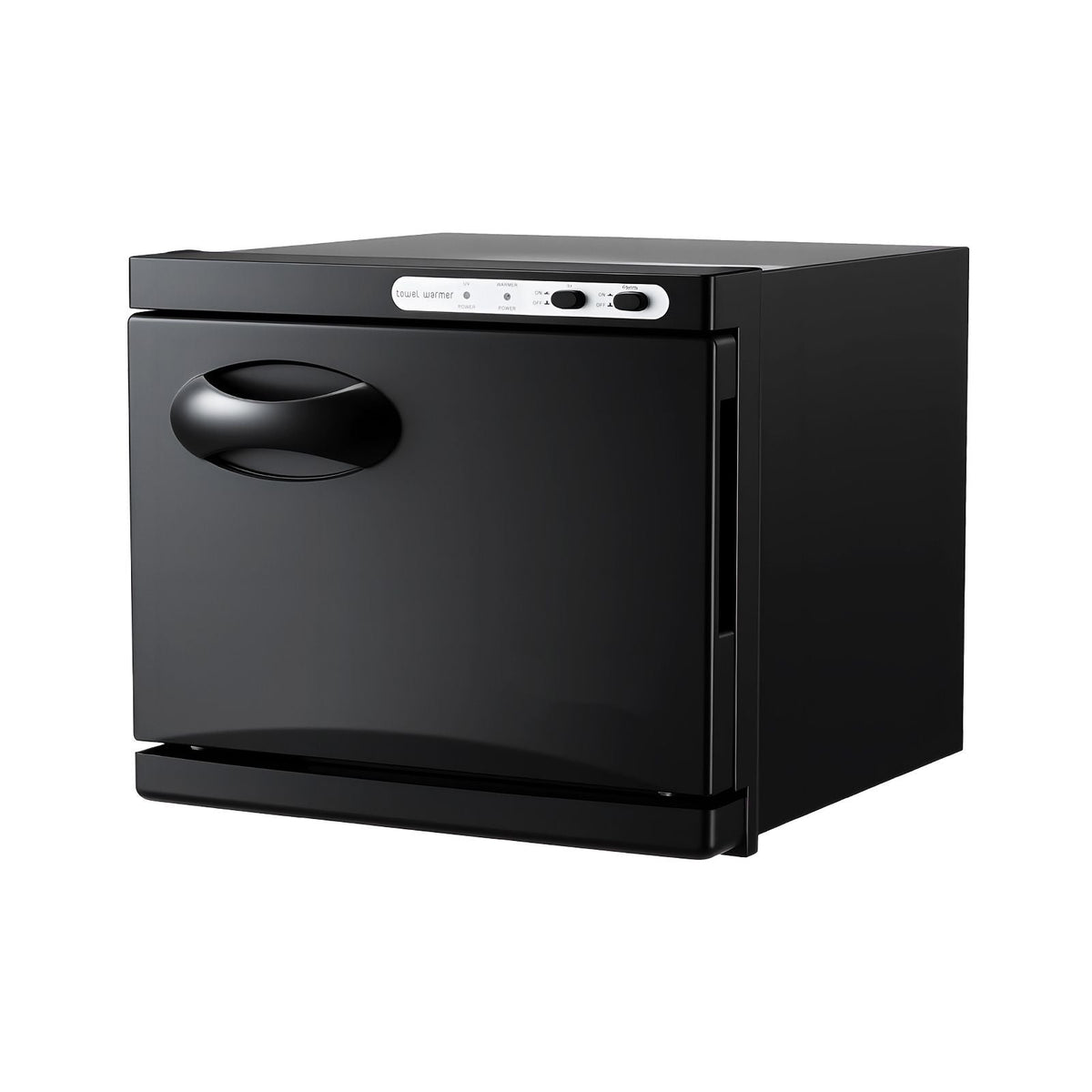 Hot Towel Warmer, 1.76 gal Small Towel Warmer Cabinet with Clip & Stainless Steel Rack, Holds up 12 Towels, Portable All-Round Heating Cabinet for Spa, Barber, Manicures, Massage, Salon, Black