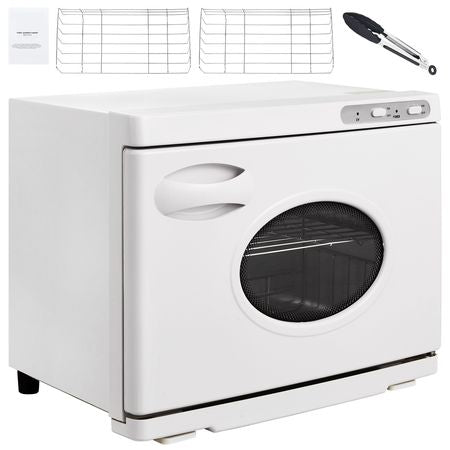 Hot Towel Warmer, 23L Large Capacity Spa Hot Towel Warmers with See Through Window, 2 Stainless Steel Racks, Holds up 50-60 Towels, 2-in-1 All-round Heating for Facials, SPA, Massage, Salon