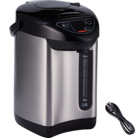 Hot Water Dispenser, Adjustable 4 Temperatures Water Boiler and Warmer, 304 Stainless Steel Countertop Water Heater, 3-Way Dispense for Tea, Coffee and Baby Formula, 3L/102 oz