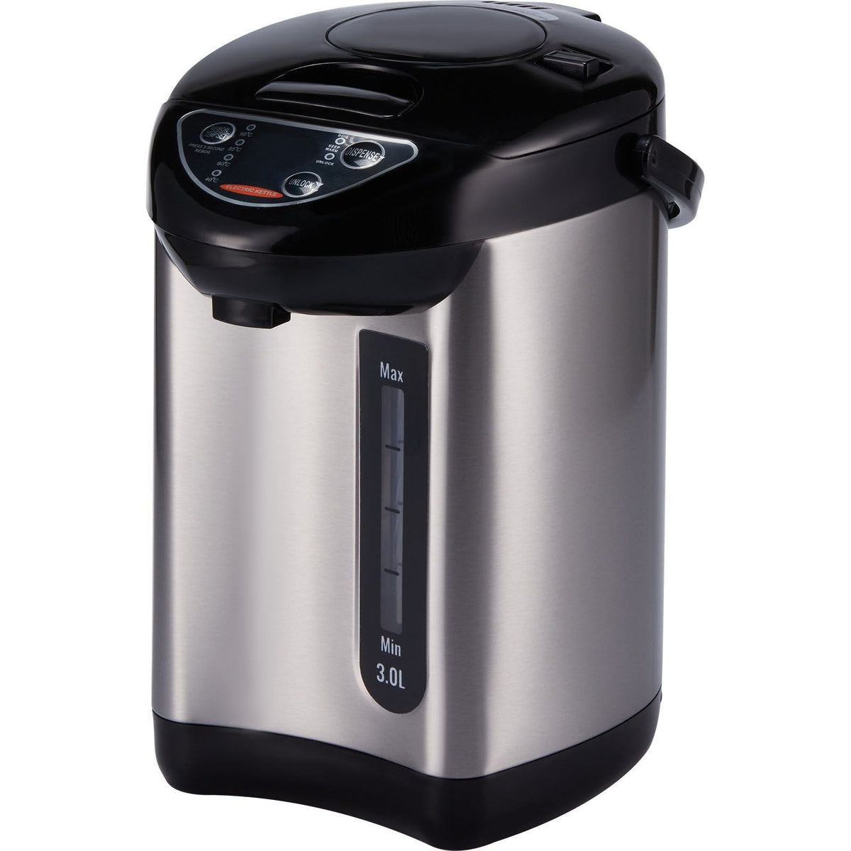 Hot Water Dispenser, Adjustable 4 Temperatures Water Boiler and Warmer, 304 Stainless Steel Countertop Water Heater, 3-Way Dispense for Tea, Coffee and Baby Formula, 3L/102 oz