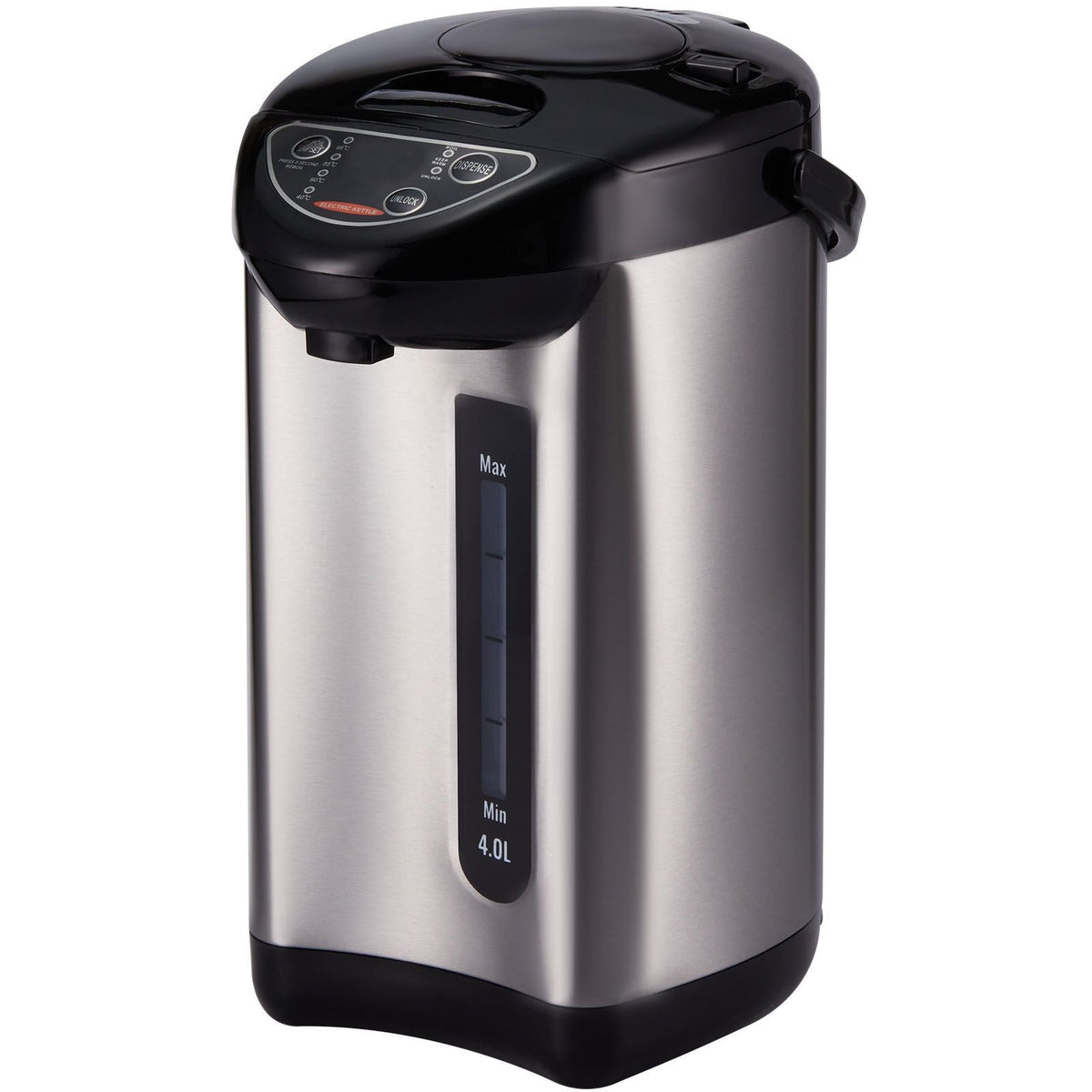 Hot Water Dispenser, Adjustable 4 Temperatures Water Boiler and Warmer, 304 Stainless Steel Countertop Water Heater, 3-Way Dispense for Tea, Coffee and Baby Formula, 4L/135 oz