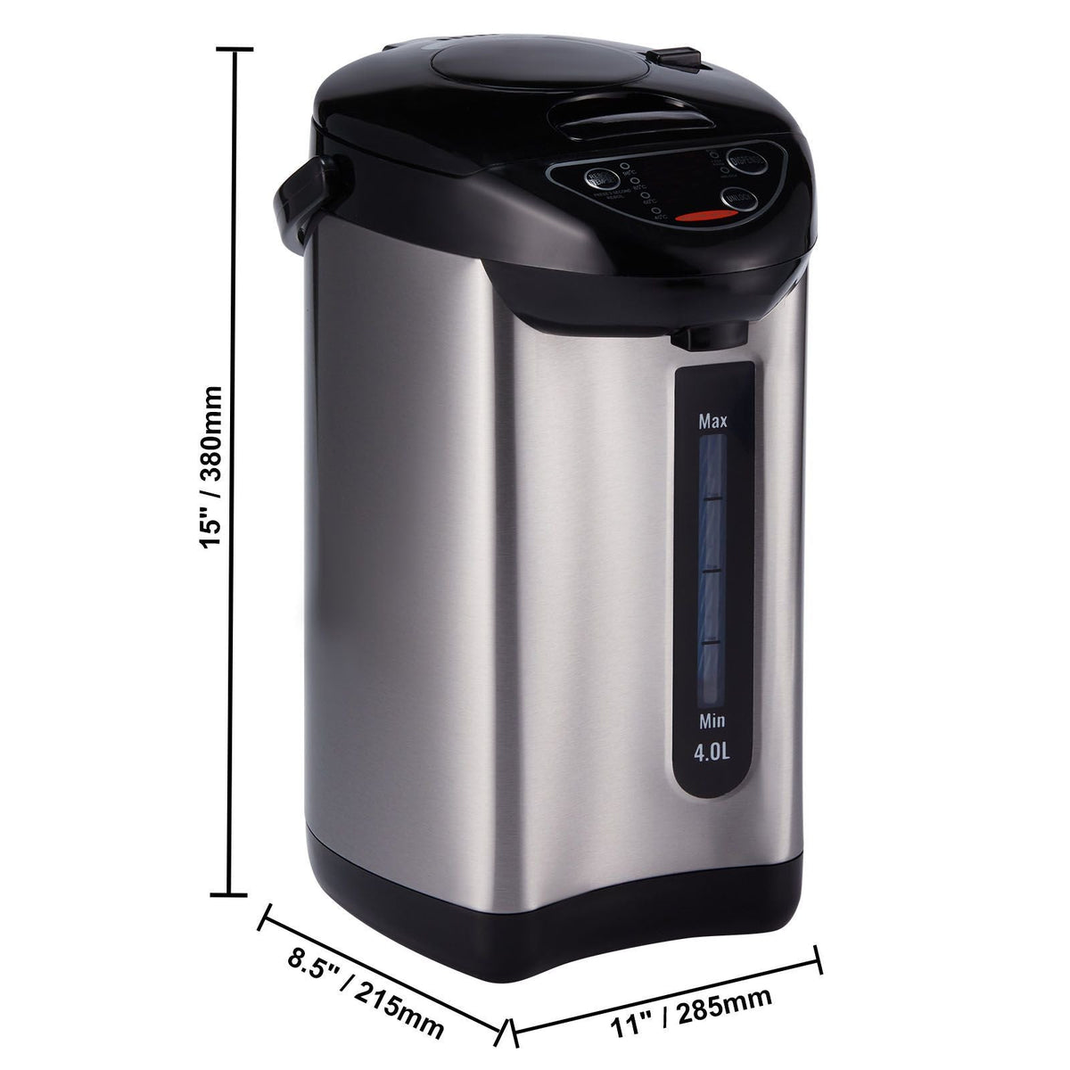 Hot Water Dispenser, Adjustable 4 Temperatures Water Boiler and Warmer, 304 Stainless Steel Countertop Water Heater, 3-Way Dispense for Tea, Coffee and Baby Formula, 4L/135 oz