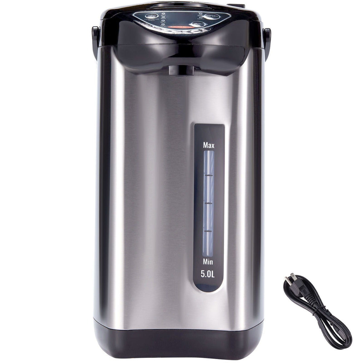 Hot Water Dispenser, Adjustable 4 Temperatures Water Boiler and Warmer, 304 Stainless Steel Countertop Water Heater, 3-Way Dispense for Tea, Coffee and Baby Formula, 5L/169 oz