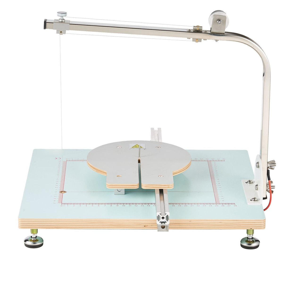 Hot Wire Foam Cutter, 58W Electric Styrofoam Cutter with Variable Temperature Control, Portable Tabletop Cutting Tool with 10.24" Max. Cutting Thickness for Foam, KT Board, Low-Density Sponge