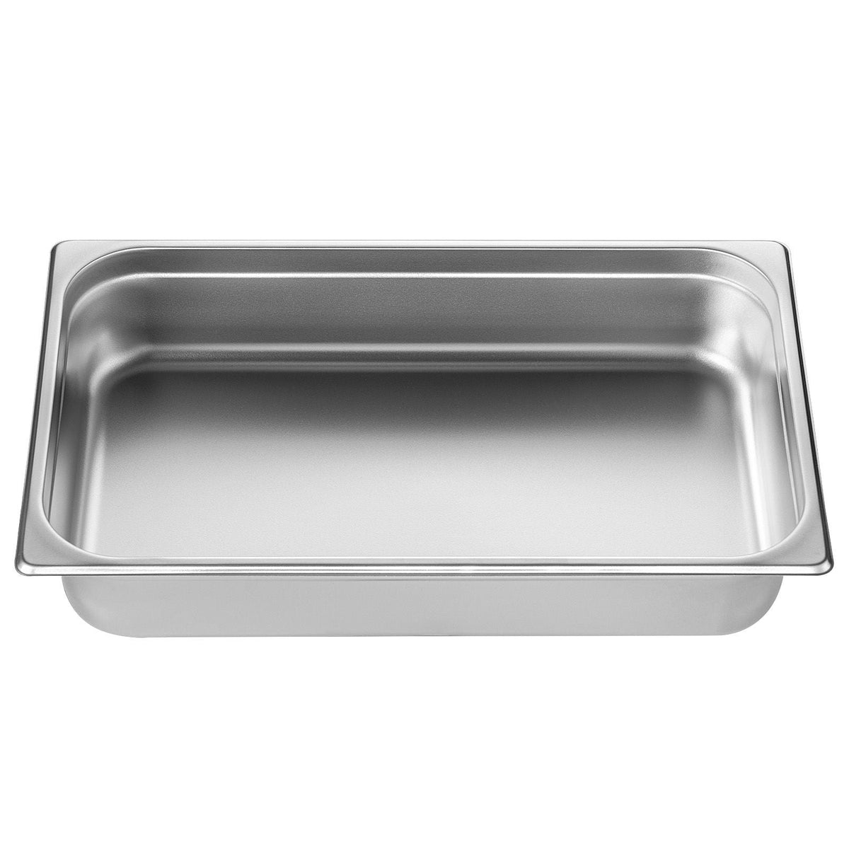 Hotel Pan, Full Size Anti-Jam Steam Pan, 0.8mm Thick Stainless Steel Restaurant Steam Table Pan, 4-Inch Deep Commercial Table Pan, Catering Storage Food Pan, for Industrial & Scientific