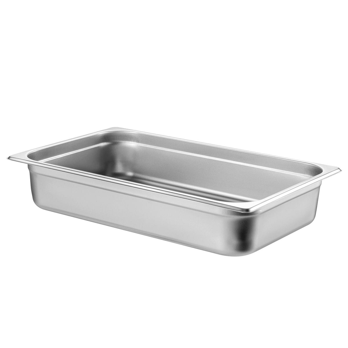 Hotel Pan, Full Size Anti-Jam Steam Pan, 0.8mm Thick Stainless Steel Restaurant Steam Table Pan, 4-Inch Deep Commercial Table Pan, Catering Storage Food Pan, for Industrial & Scientific
