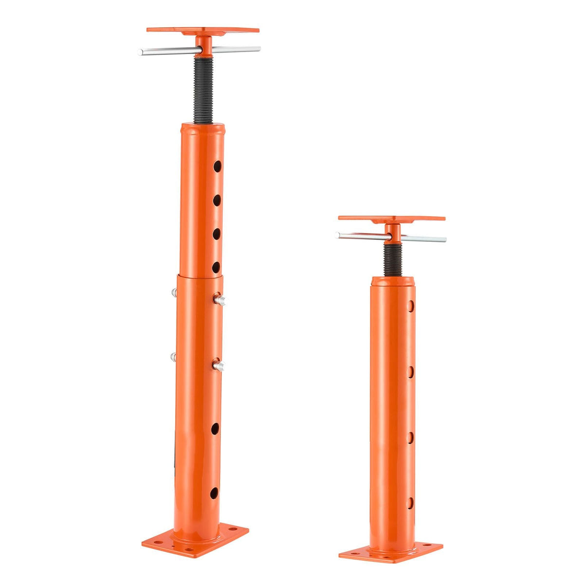 House Floor Jacks, 2 Pack 19-36 Inch Height Range, 18000 lbs Max Load Capacity, Adjustable Support Beam Basement Jack Post Pole for Leveling, Lift Steel Telescoping Post for Temporary Support
