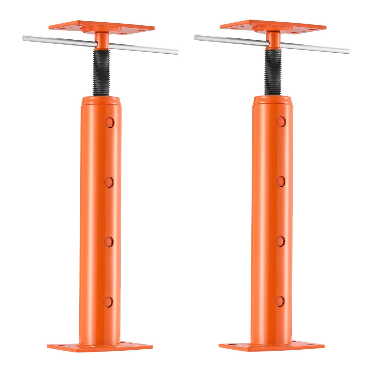 House Floor Jacks, 2 Pack 19-36 Inch Height Range, 18000 lbs Max Load Capacity, Adjustable Support Beam Basement Jack Post Pole for Leveling, Lift Steel Telescoping Post for Temporary Support