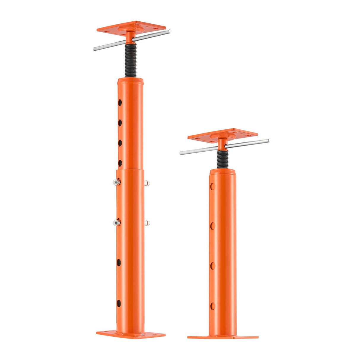 House Floor Jacks, 2 Pack 19-36 Inch Height Range, 18000 lbs Max Load Capacity, Adjustable Support Beam Basement Jack Post Pole for Leveling, Lift Steel Telescoping Post for Temporary Support