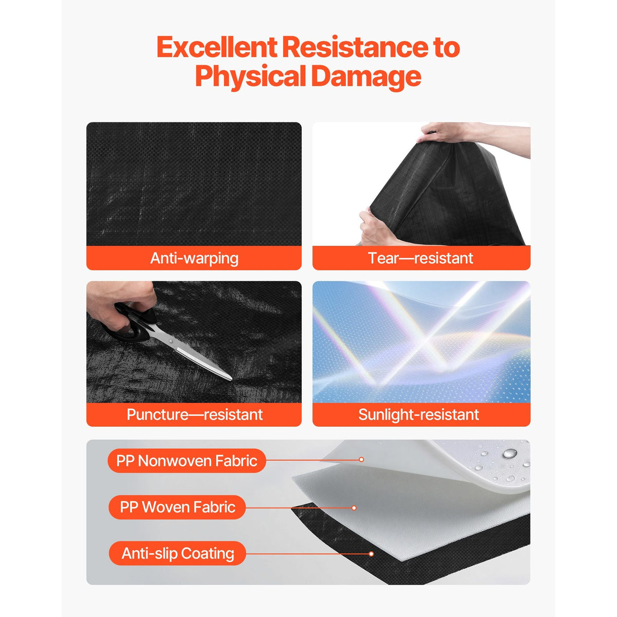 House Wrap, 4 x 250 ft, 0.17 mm Thick Vapor Barrier, Heavy Duty Plastic Sheeting for Tear-resistant, Drop Cloth Vapor Barrier Covering for Residential & Commercial Construction, Black