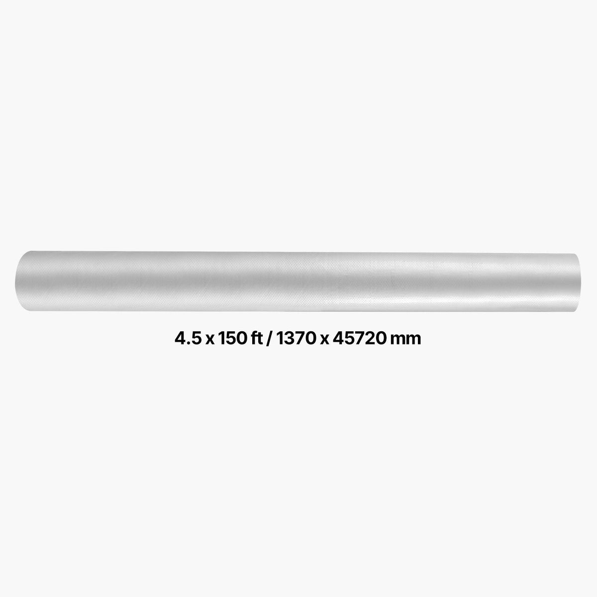 House Wrap, 4.5 x 150 ft, 0.13 mm Thick Vapor Barrier, Heavy Duty Plastic Sheeting for Tear-resistant, Drop Cloth Vapor Barrier Covering for Residential & Commercial Construction, White