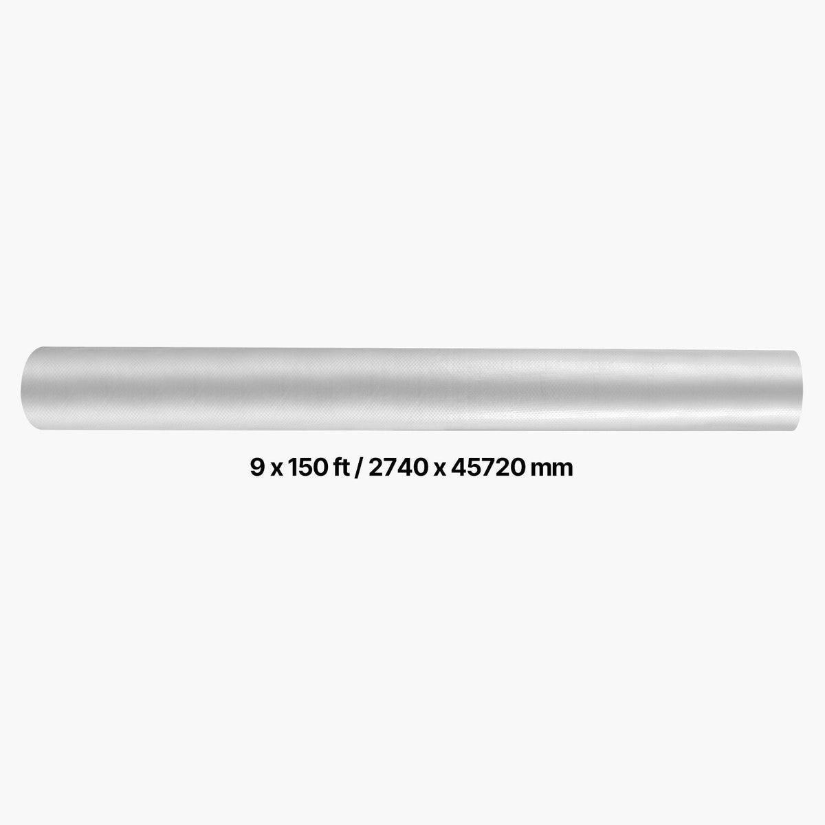 House Wrap, 9 x 150 ft, 0.13 mm Thick Vapor Barrier, Heavy Duty Plastic Sheeting for Tear-resistant, Drop Cloth Vapor Barrier Covering for Residential & Commercial Construction, White