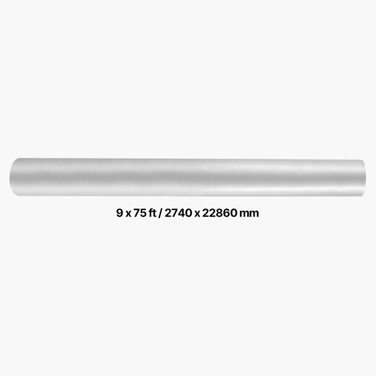 House Wrap, 9 x 75 ft, 0.13 mm Thick Vapor Barrier, Heavy Duty Plastic Sheeting for Tear-resistant, Drop Cloth Vapor Barrier Covering for Residential & Commercial Construction, White
