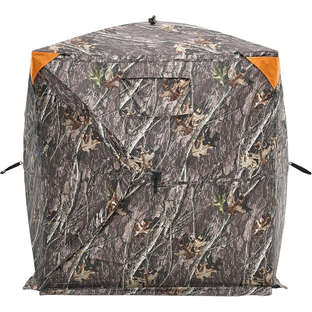 Hunting Blind, 270° See Through Ground Blind, 2-3 Person Pop Up Deer Blind for Hunting with Carrying Bag, Portable Resilient Hunting Tent, One-Way See-Through Mesh for Turkey and Deer Hunting