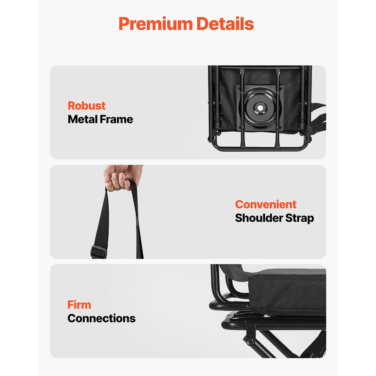 Hunting Chair, 360° Silent Swivel, Foldable Lightweight Portable Blind Chair, Heavy-Duty Steel Frame Ground Stool Seat, with Adjustable Shoulder Strap, 300 Lbs Capacity for Fishing, Camping