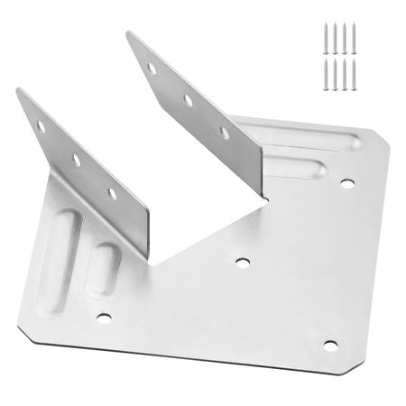 Hurricane Ties for Rafter, Inner Size 5.31x1.57x2.48 in / 135x40x63 mm, Heavy Duty Hurricane Straps, Heavy Duty Rafter Ties Brackets Joist Hangers for Roof Beam Wooden Construction, 25 Pcs