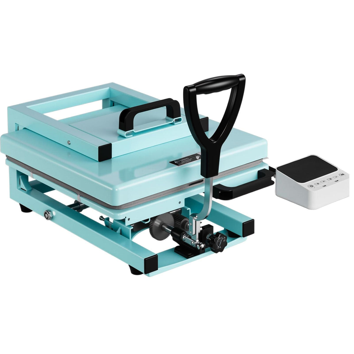 Hybrid Heat Press, 15 x 15 inch, 8-in-1 Multifunction, Heat Up Fast and Even, All-New Patented Design, Easy to Control, Sublimation Press Machine for T-shirts/Tumblers/Caps/Plates, Light Green
