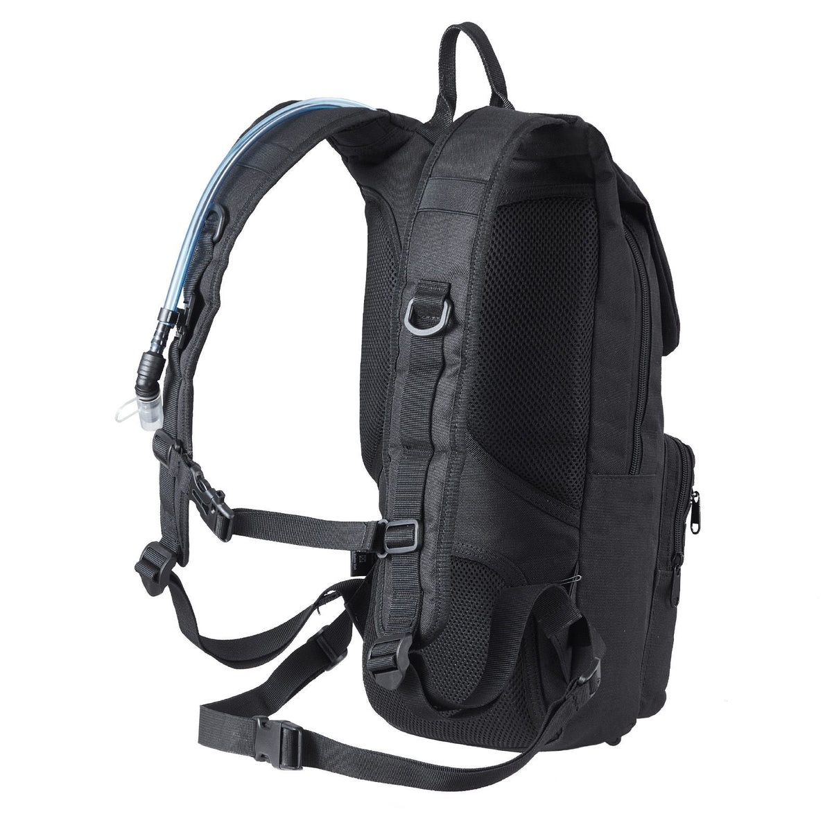 Hydration Backpack, Water Backpack with 3L TPU Water Bladder, Tactical Molle Hiking Hydration Pack with Storage for Men Women, Hydro Water Daypack for Hiking Running Cycling Camping