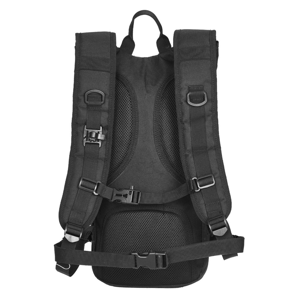 Hydration Backpack, Water Backpack with 3L TPU Water Bladder, Tactical Molle Hiking Hydration Pack with Storage for Men Women, Hydro Water Daypack for Hiking Running Cycling Camping