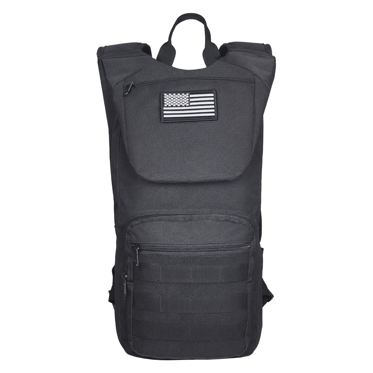 Hydration Backpack, Water Backpack with 3L TPU Water Bladder, Tactical Molle Hiking Hydration Pack with Storage for Men Women, Hydro Water Daypack for Hiking Running Cycling Camping