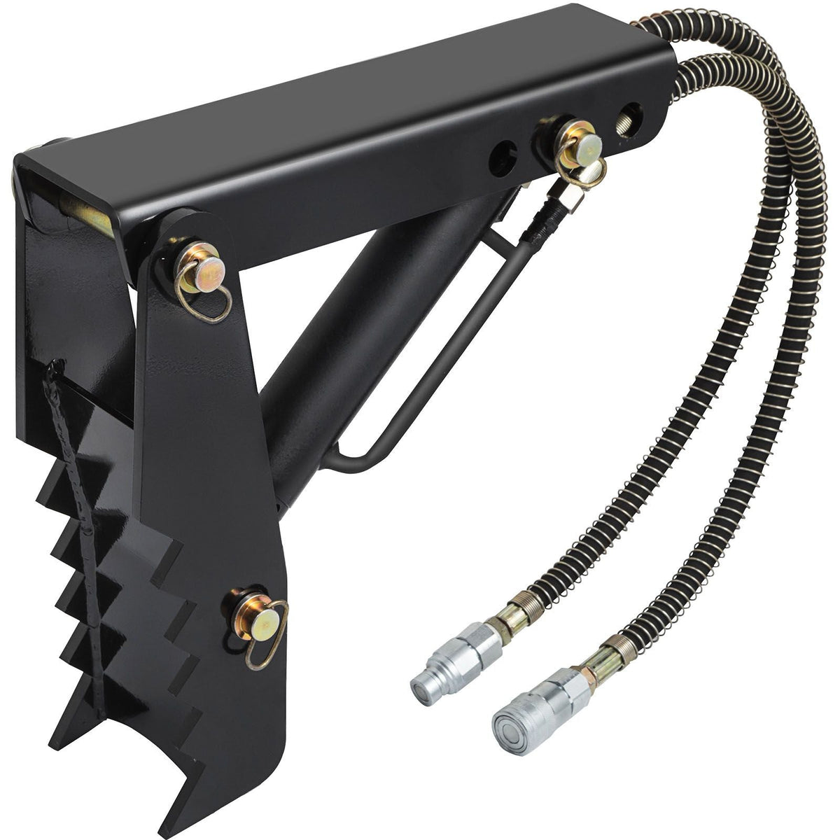 Hydraulic Backhoe Thumb, 18 inch 1/2" Thickness Heavy Duty Excavator Thumb, Black Steel Weld On Thumb Attachments with Hydraulic Cylinder, Mechanical Hydraulic Thumb for Backhoe/Excavator