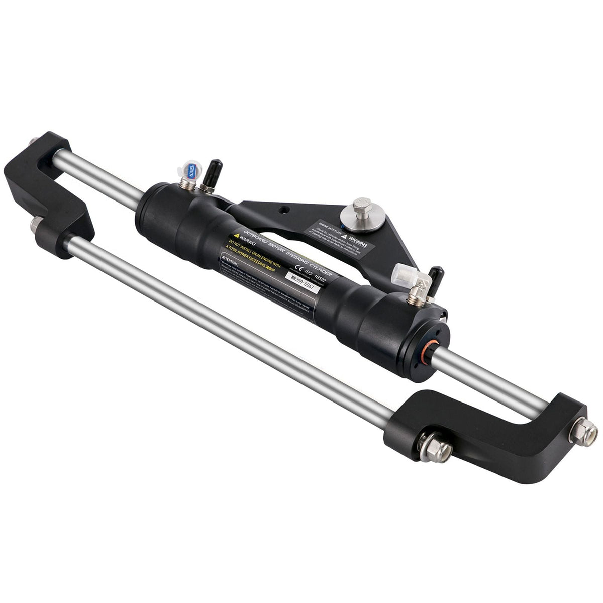 Hydraulic Boat Steering Kit 300HP, Hydraulic Steering Kit Helm Pump, Hydraulic Outboard Steering Kit with 20 Feet Hydraulic Steering Hose for Boat Steering System